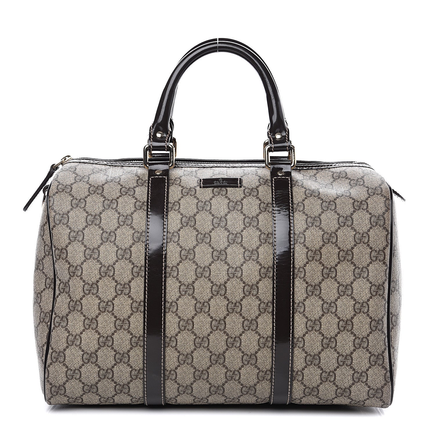 Gucci GG Plus Monogram Medium Joy Boston Dark Brown 1 of 13