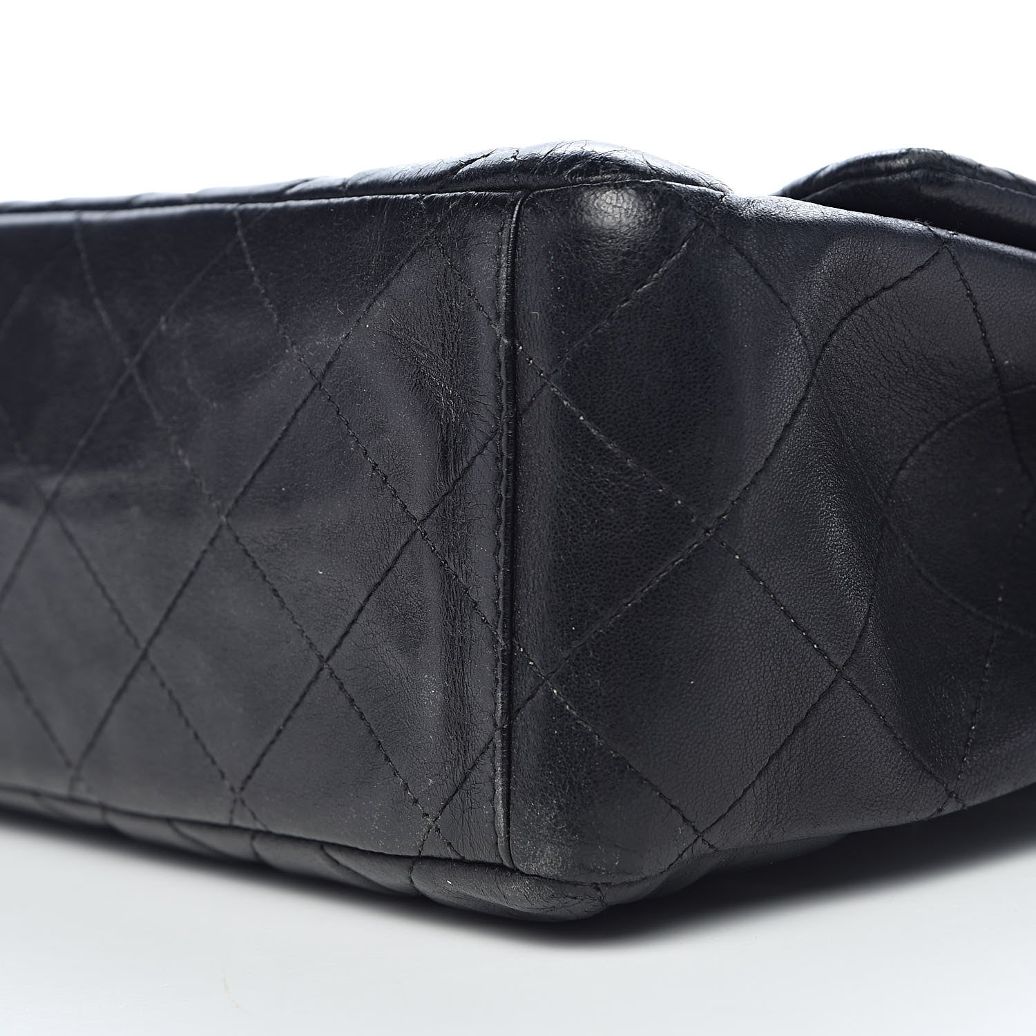 Chanel Lambskin Quilted Maxi Single Flap Black 13 of 19