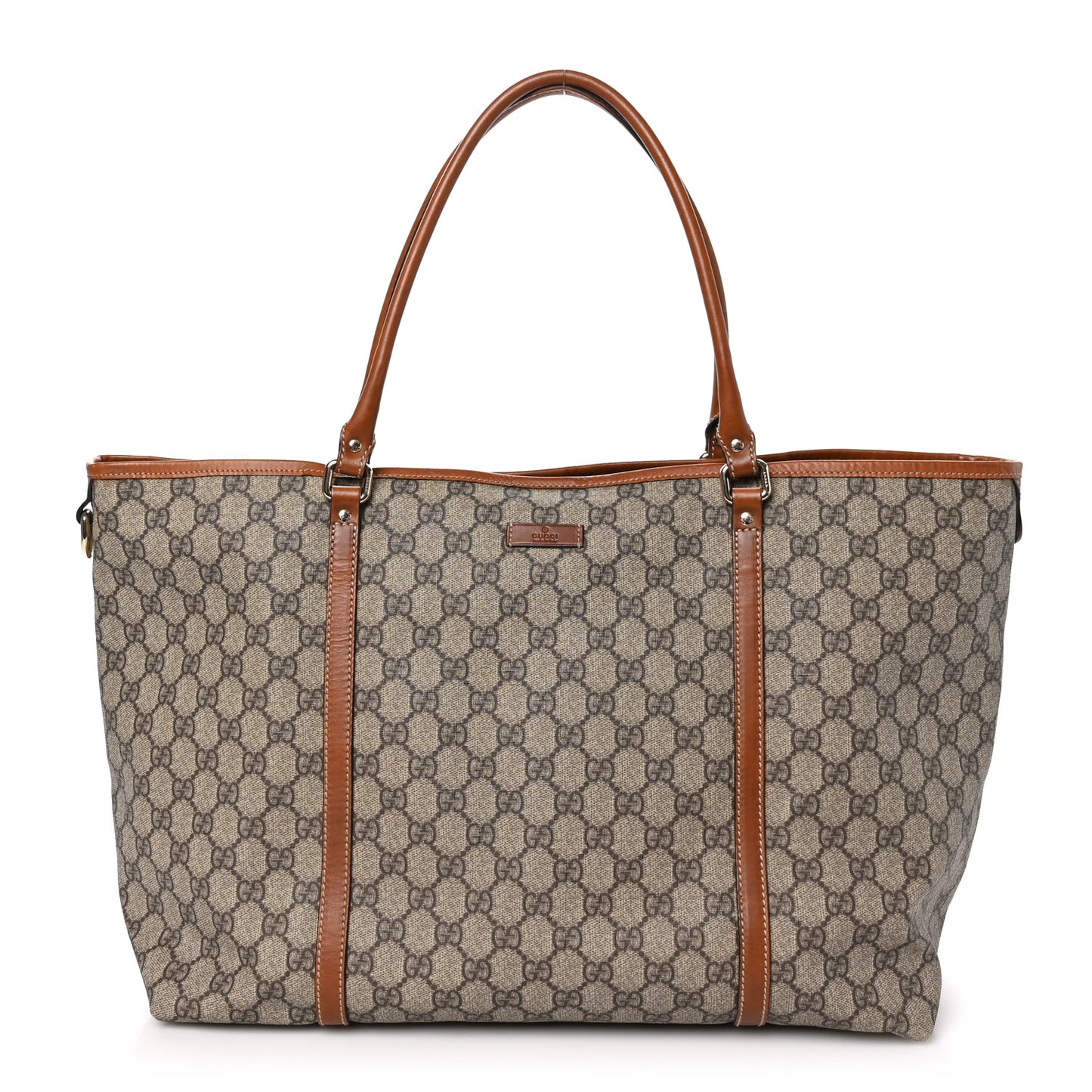 GG Plus Monogram Large Joy Tote Brown