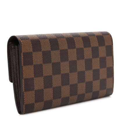 Louis Vuitton Damier Ebene Sarah Wallet 3 of 7