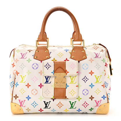 Louis Vuitton LOUIS VUITTON Monogram Multicolor Speedy 30 White 1 of 14