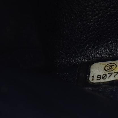 Chanel Caviar Quilted Medium Double Flap Dark Blue 7 of 18