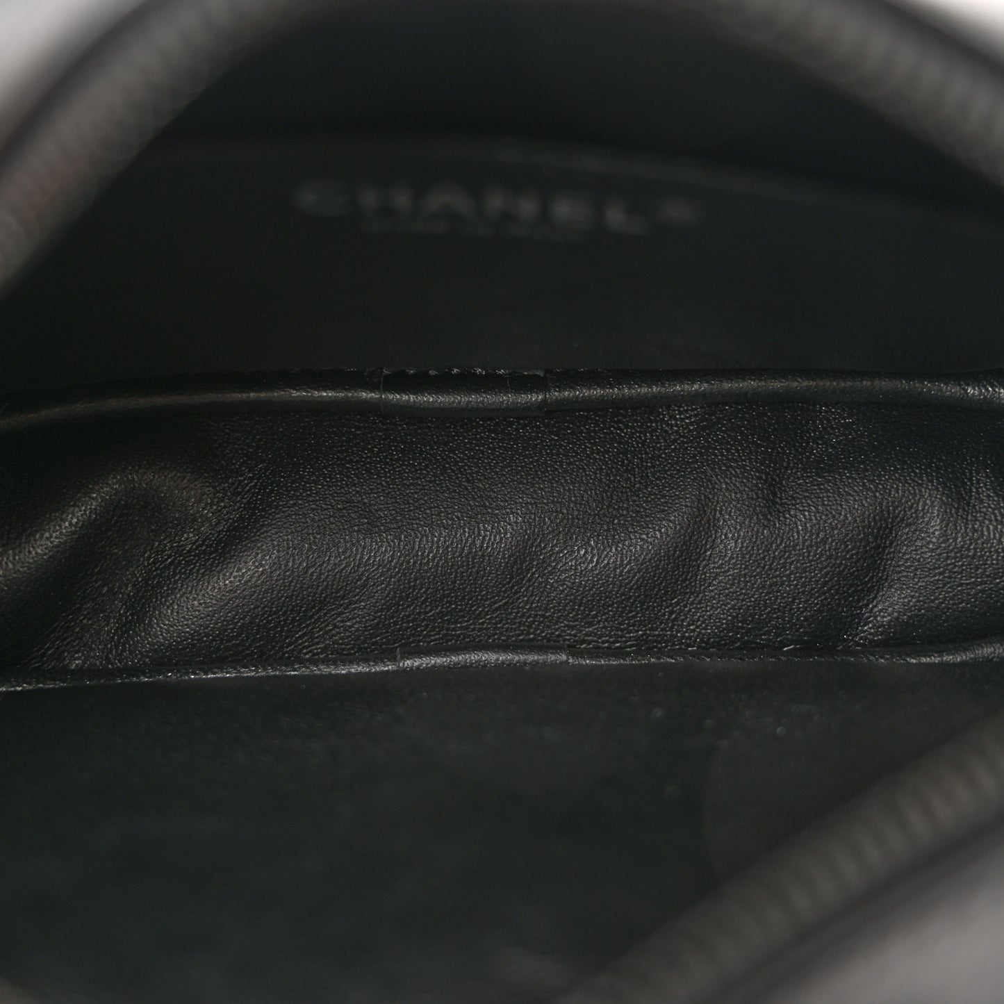 Aged Calfskin Chevron Mini Reissue Camera Case So Black