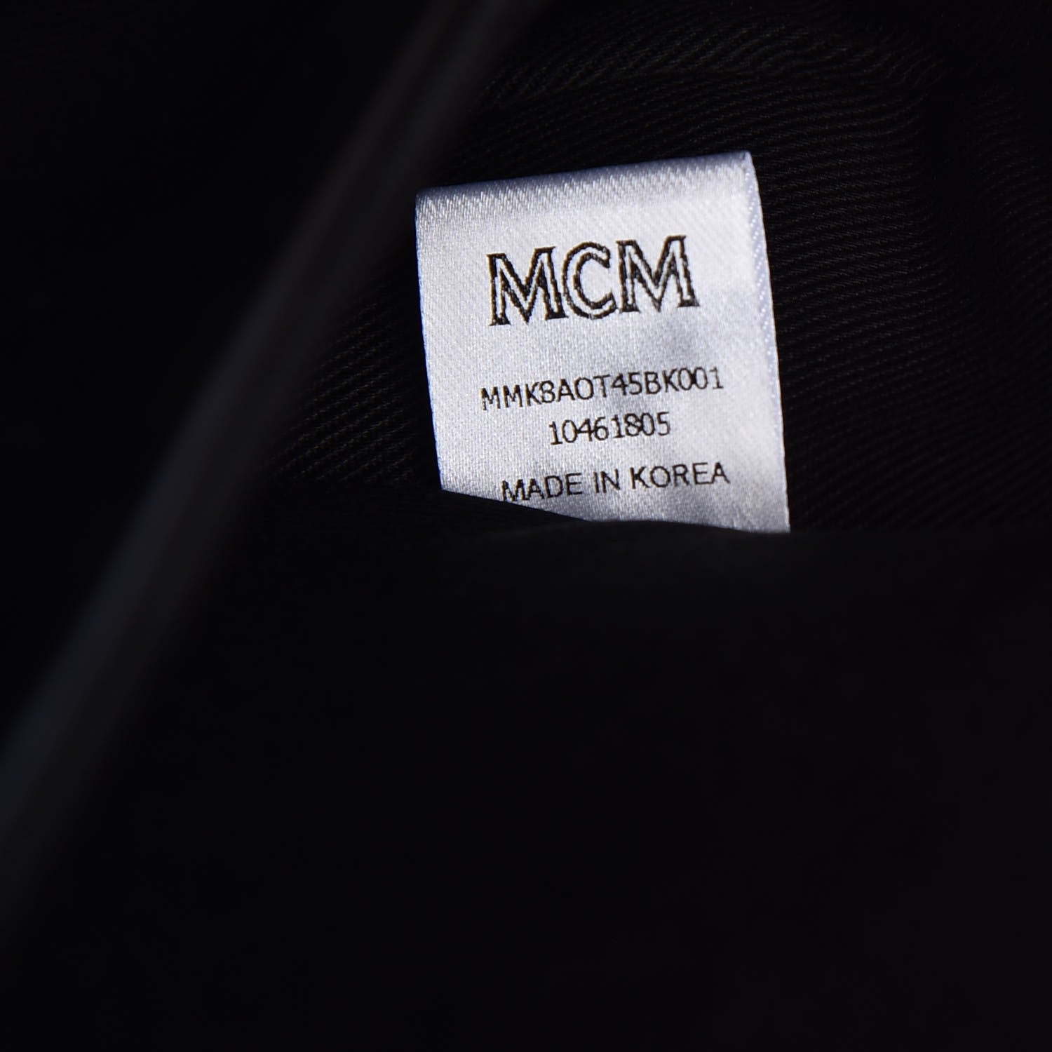 MCM Calfskin Ottomar Monogram Duke Backpack Black 9 of 9