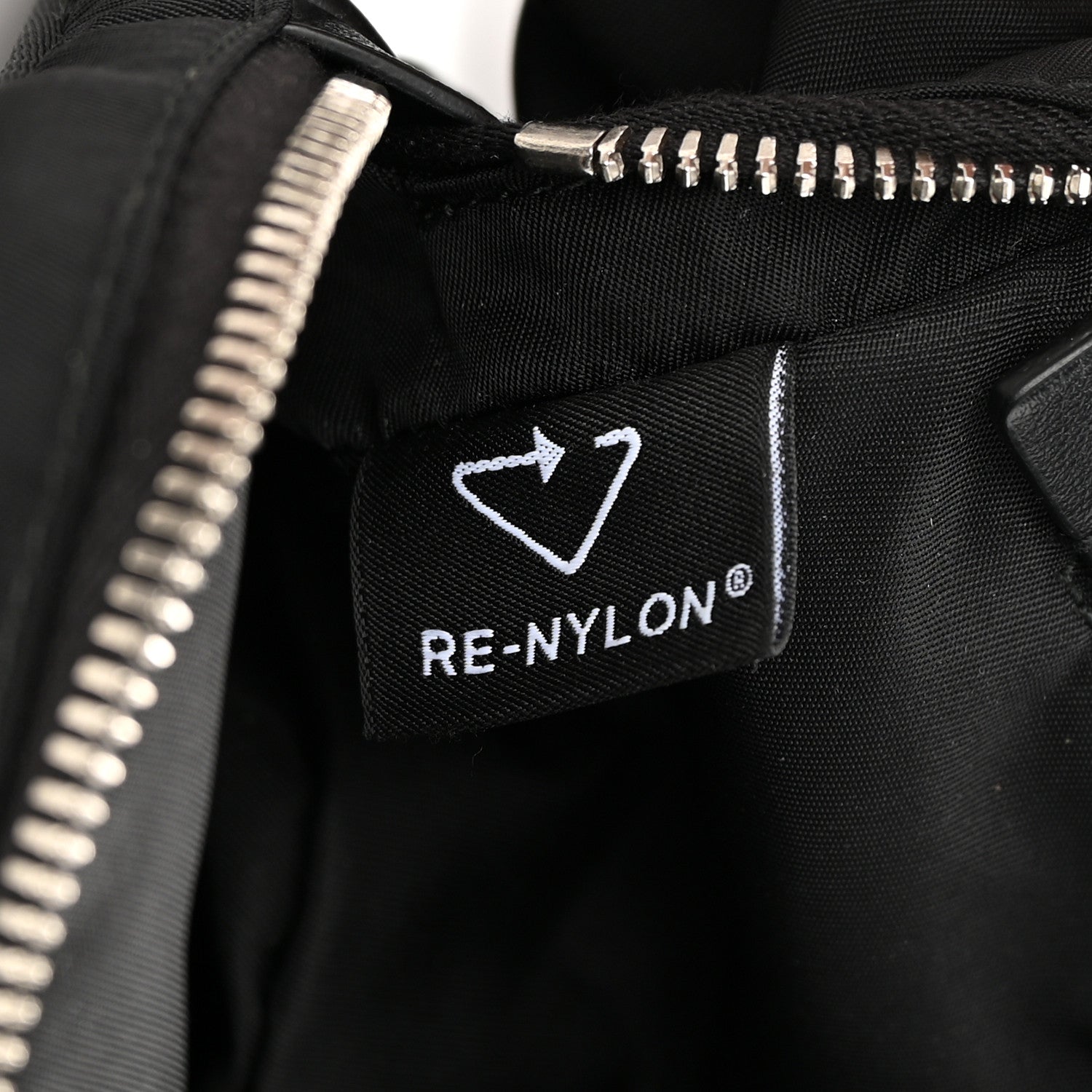 Prada Tessuto Re-Nylon Logo Print Belt Bag Black 7 of 12