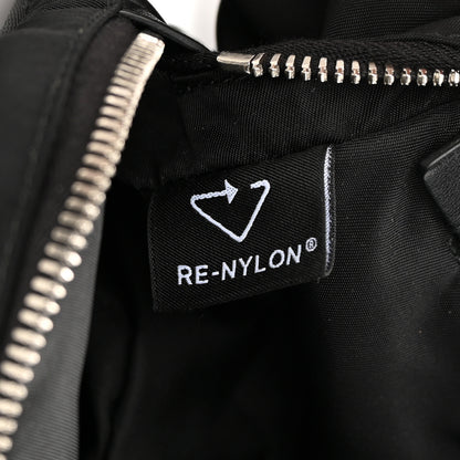 Prada Tessuto Re-Nylon Logo Print Belt Bag Black 7 of 12