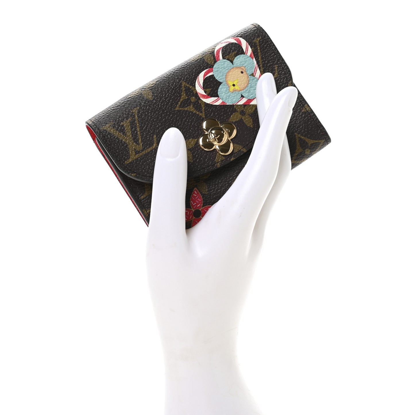 Monogram 2024 Christmas Animation Candy Factory Rosalie Coin Purse Candy Red