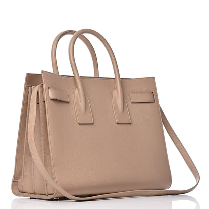 Saint Laurent Grained Calfskin Small Sac De Jour Nude Powder 3 of 13