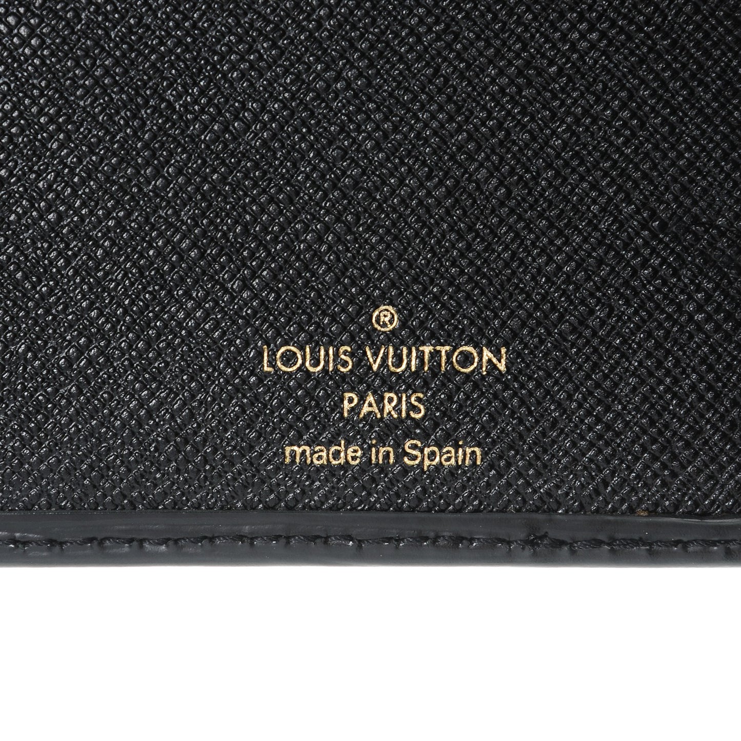 Epi Checkbook Organizer Wallet Black