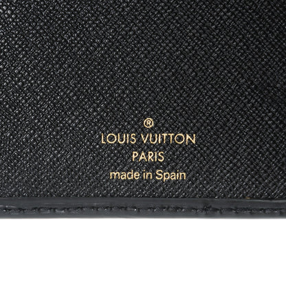 Louis Vuitton Epi Checkbook Organizer Wallet Black 6 of 7