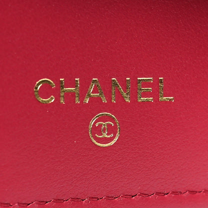Chanel Lambskin Quilted Small Chanel 19 Flap Wallet Black 7 of 8