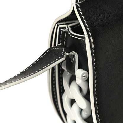 Givenchy Calfskin Mini Infinity Saddle Bag Black White 12 of 12