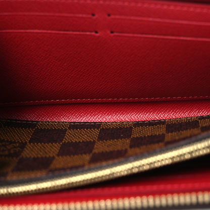 Louis Vuitton Damier Ebene Clemence Wallet Cherry 6 of 11