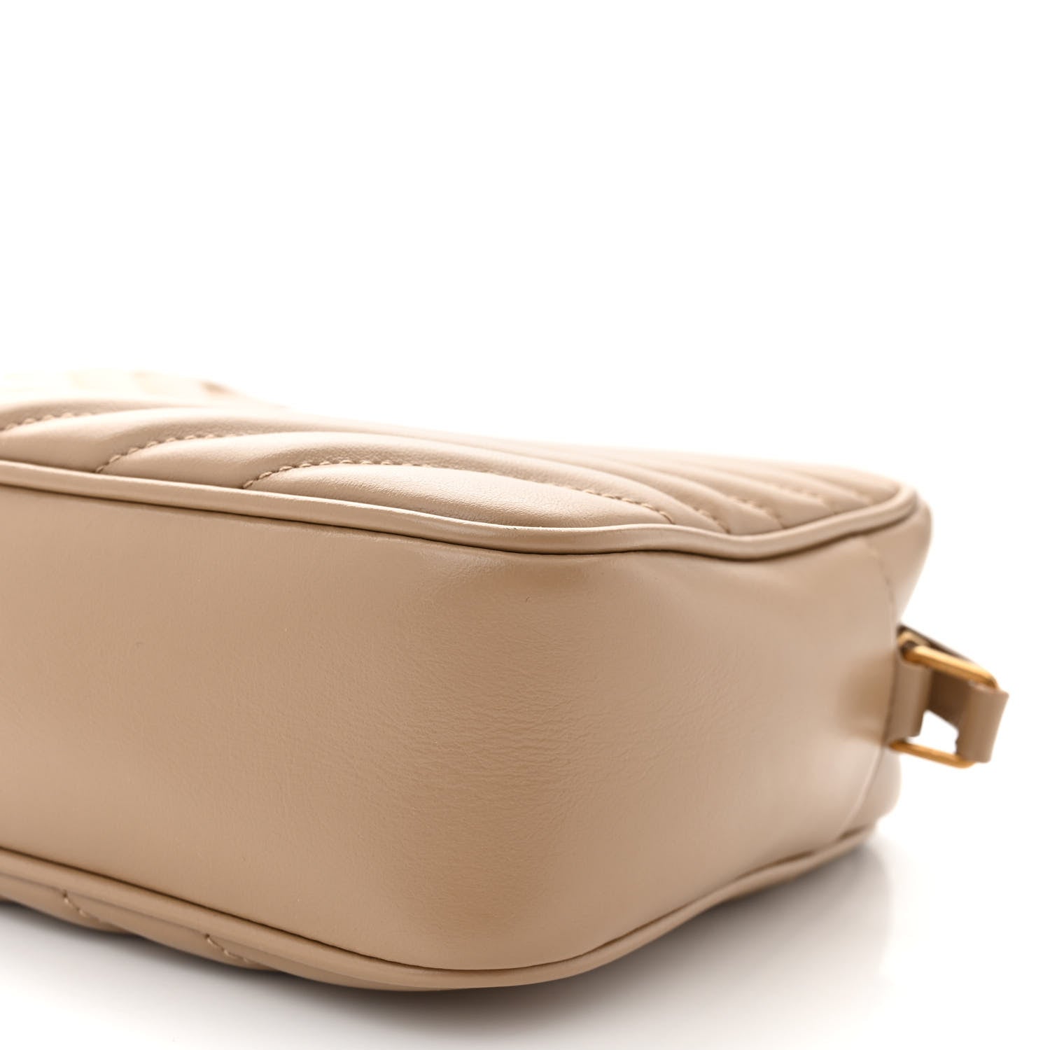 Saint Laurent Calfskin Matelasse Monogram Lou Camera Bag Dark Beige 10 of 10