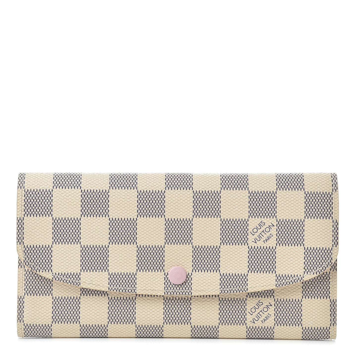 Damier Azur Emilie Wallet Rose Ballerine