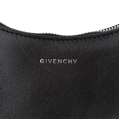 Givenchy Smooth Calfskin Small Moon Cut Out Shoulder Bag Black 8 of 11