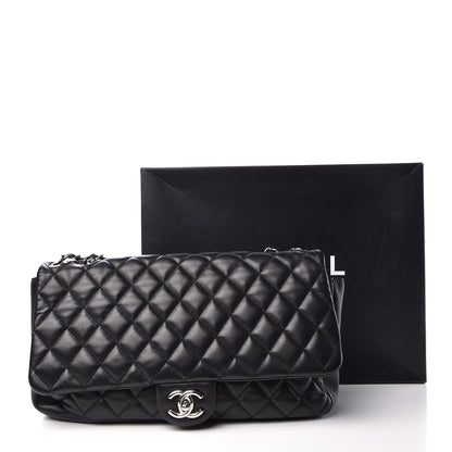 Chanel Lambskin Jumbo Coco Rain Flap Black 14 of 14