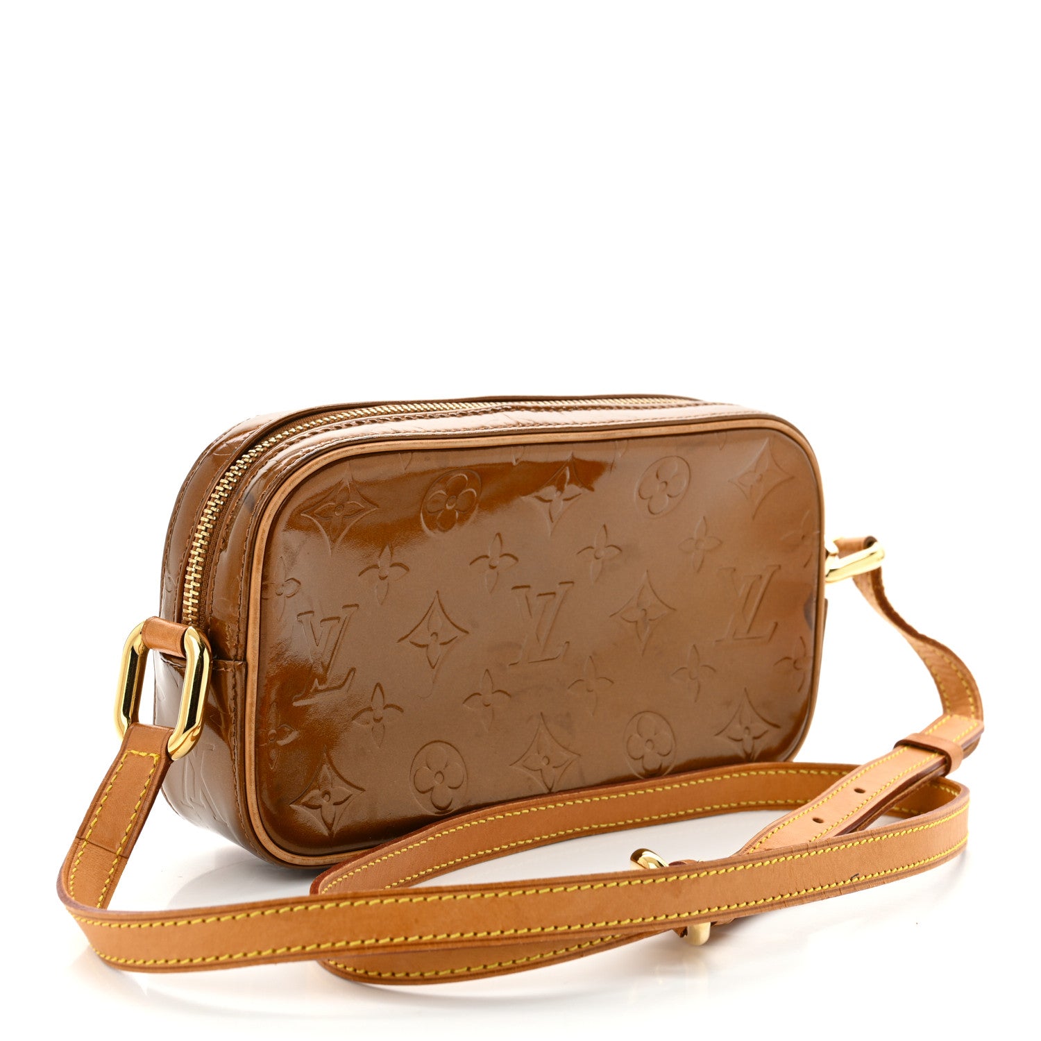 Louis Vuitton Vernis Christie MM Bronze 3 of 18