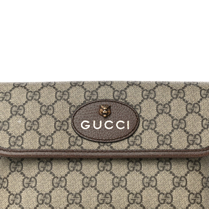 Gucci GG Supreme Monogram Neo Vintage Web Belt Bag Brown 16 of 16