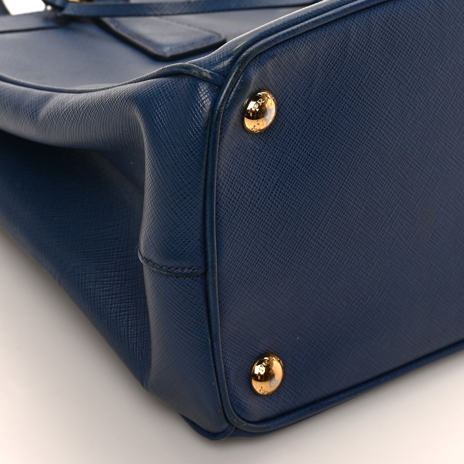 Prada Saffiano Medium Galleria Double Zip Tote Bluette 7 of 8