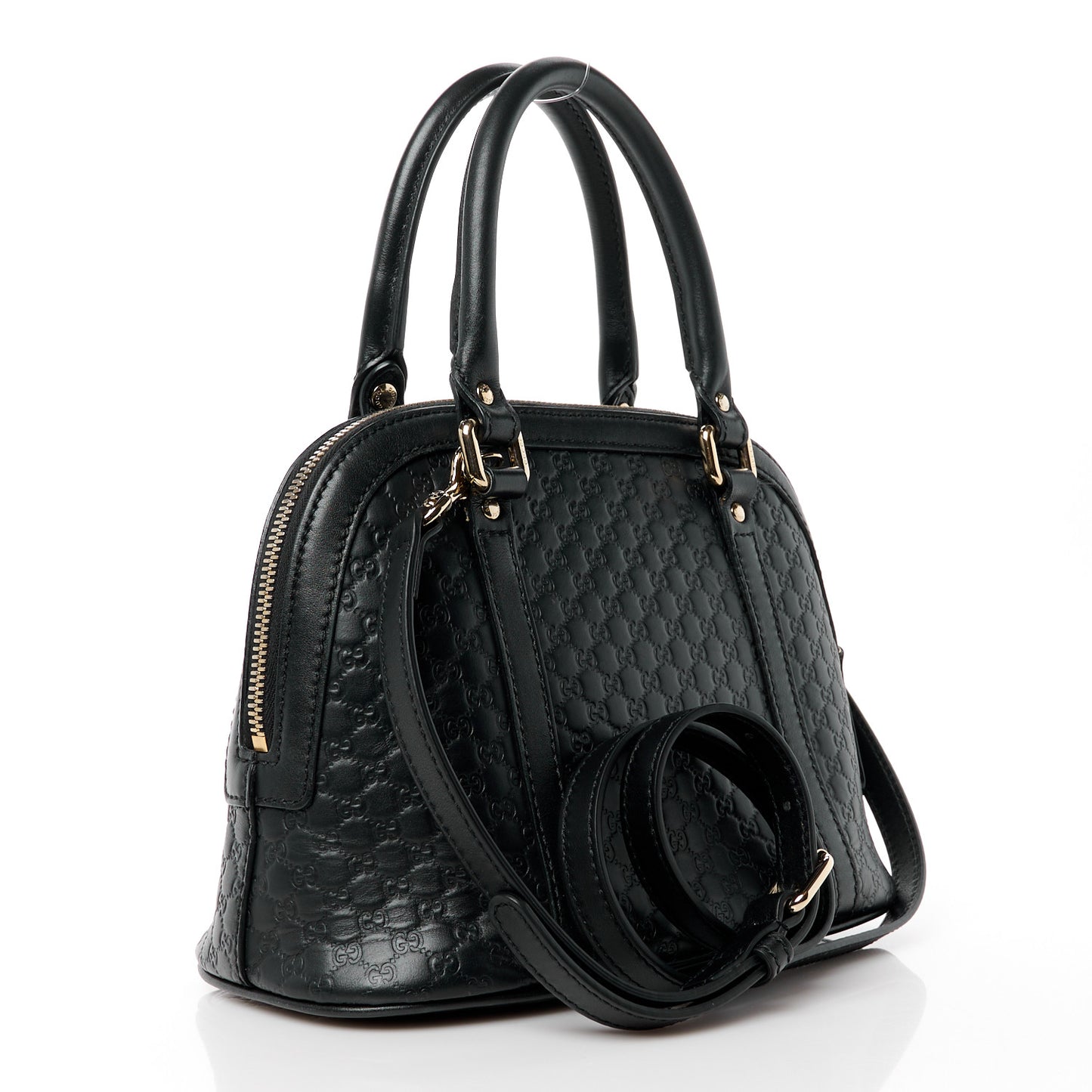 Microguccissima Mini Dome Bag Black