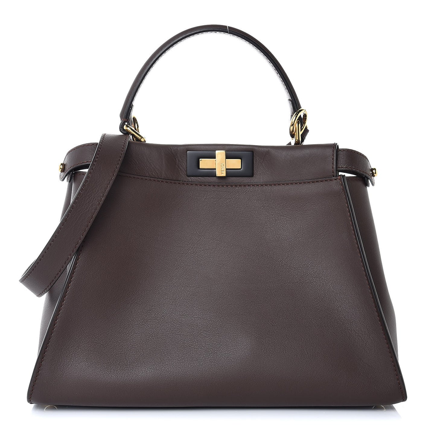 Vitello Seta Shiny Nappa Medium Peekaboo Iconic Satchel Moresco Rosa Doll