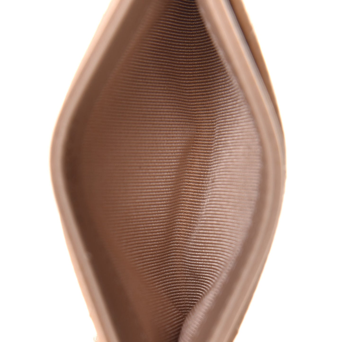 Caviar Quilted Card Holder Light Beige