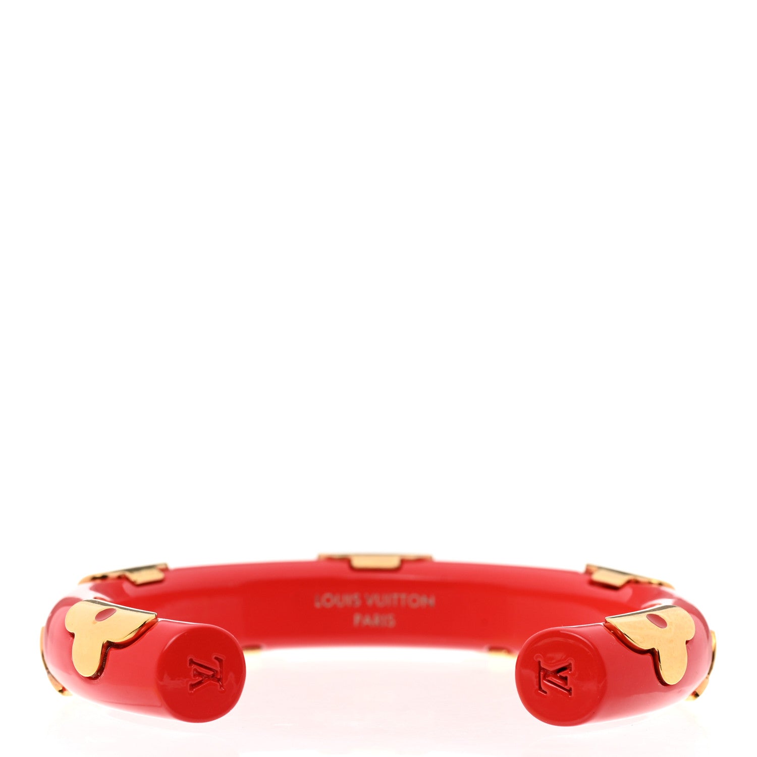 Louis Vuitton Resin Daily Monogram Bracelet M Red 3 of 6
