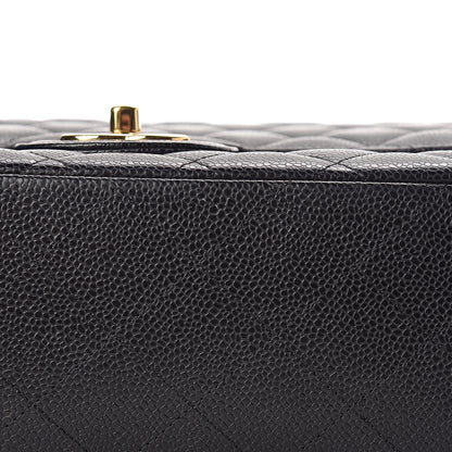 Chanel Caviar Quilted Maxi Double Flap Black 19 of 19