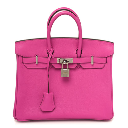 Hermes Taurillon Novillo Birkin 25 Magnolia Capucine 1 of 11