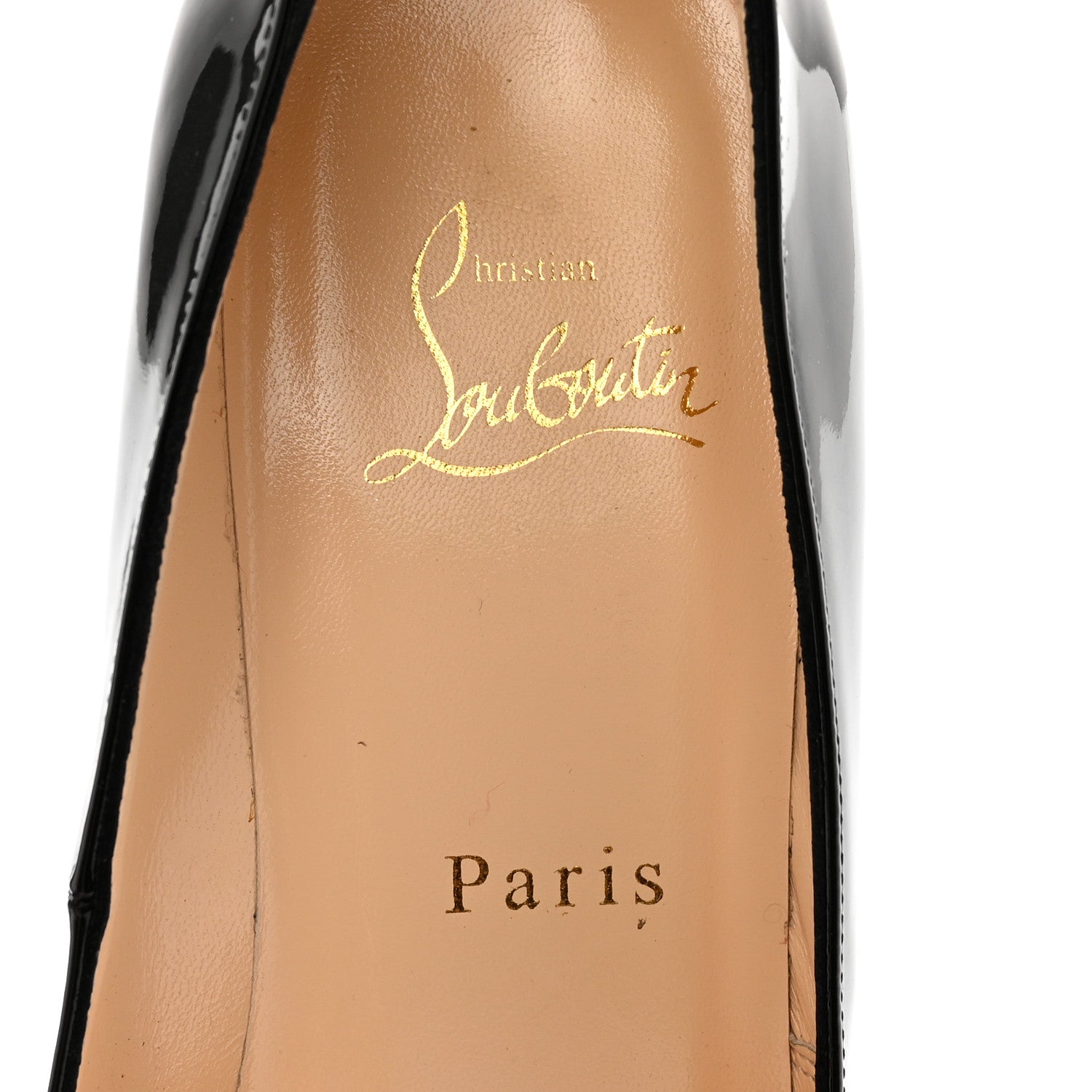 Christian Louboutin Patent Fifi 85 Pumps 38 Black 7 of 12
