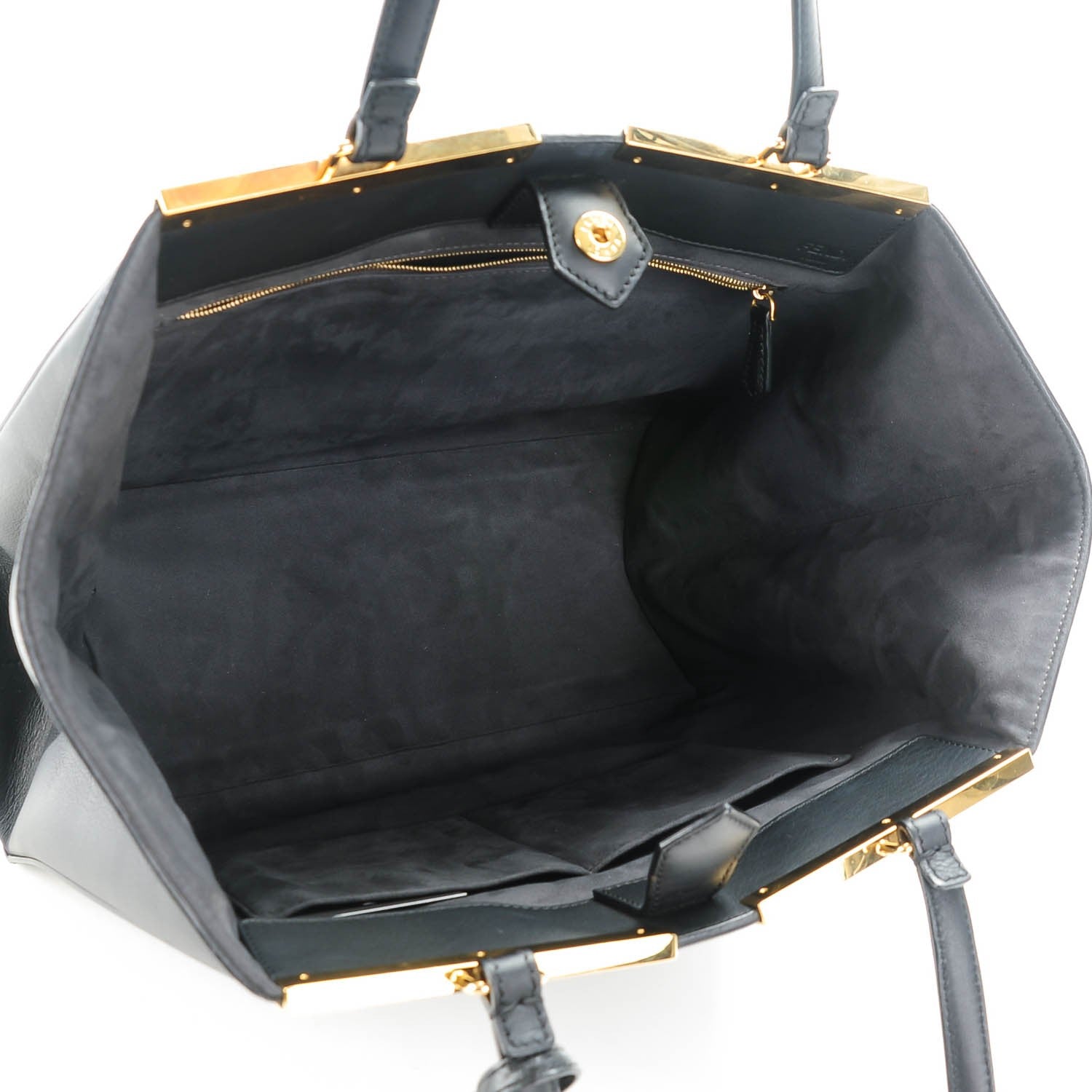 Fendi Vitello Elite Large 3Jours Tote Black 5 of 9
