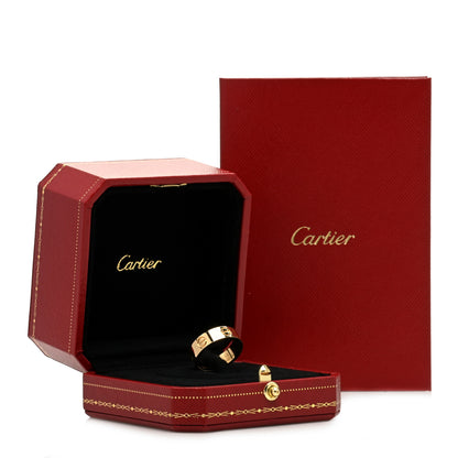 Cartier 18K Yellow Gold 5.5mm LOVE Ring 53 6.5 5 of 5