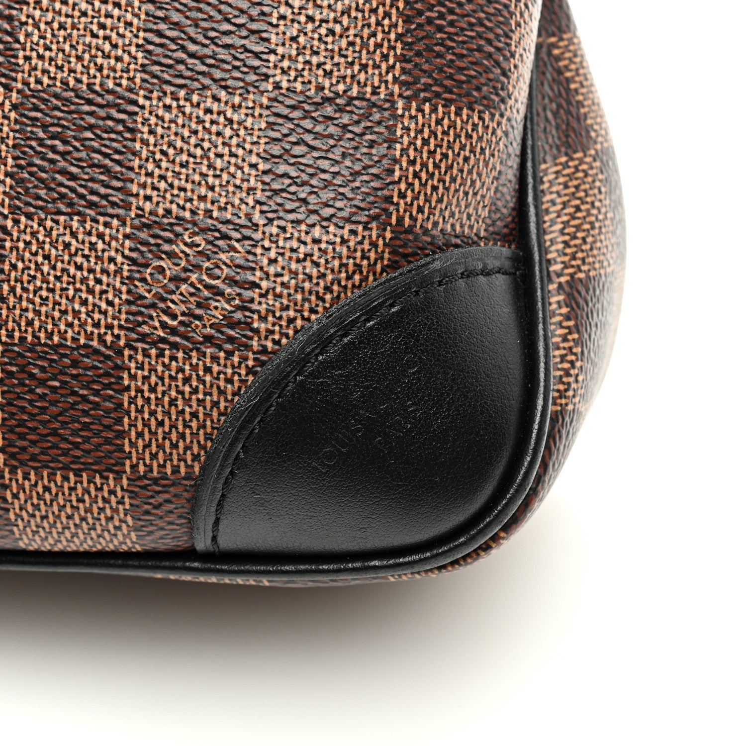 Louis Vuitton Damier Ebene Odeon PM Black 6 of 9