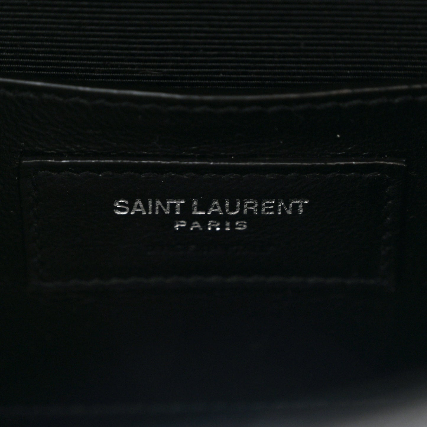 Grain De Poudre Textured Mixed Matelasse Triquilt Small Monogram Satchel Black
