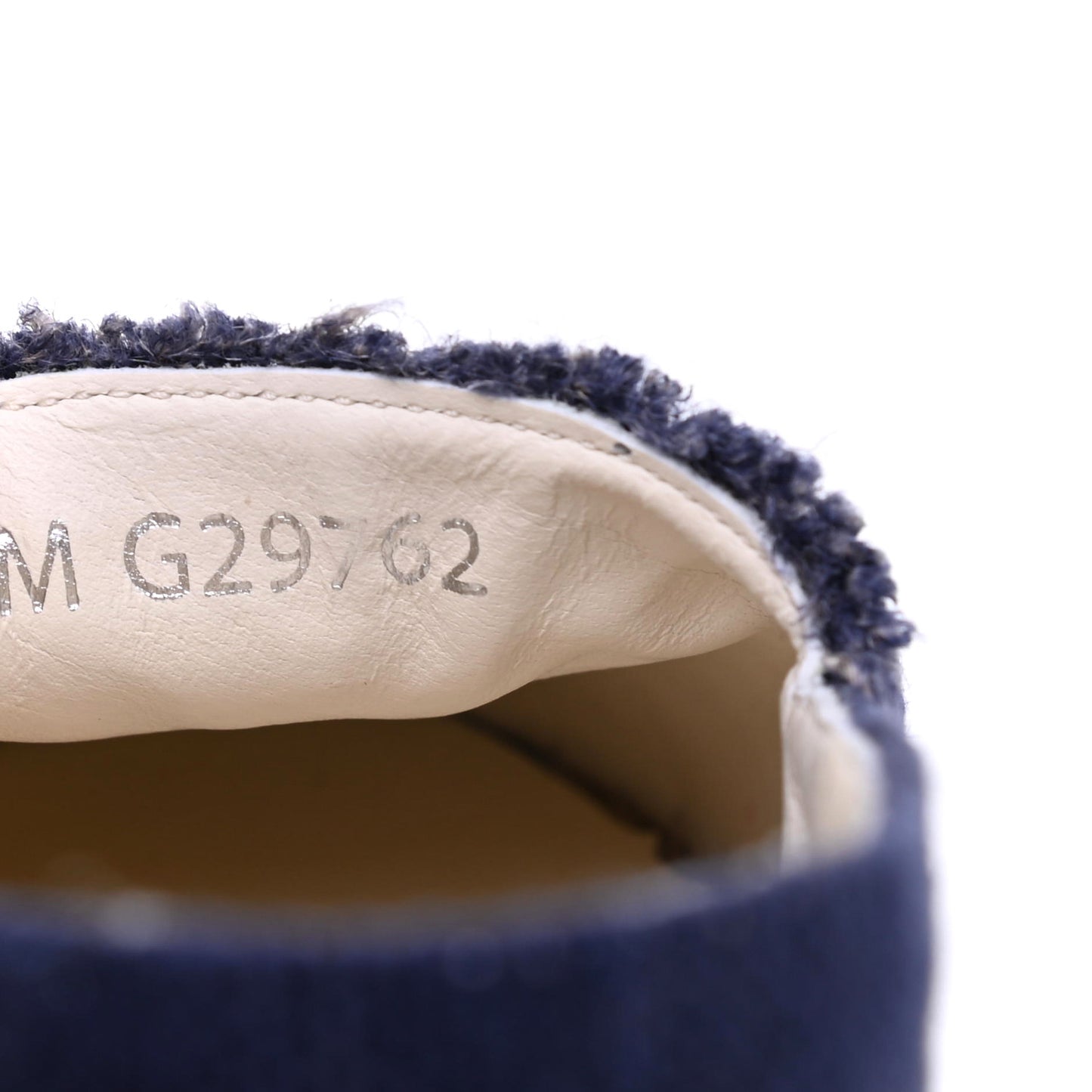 Denim Toile CC Espadrilles 37 Navy Black