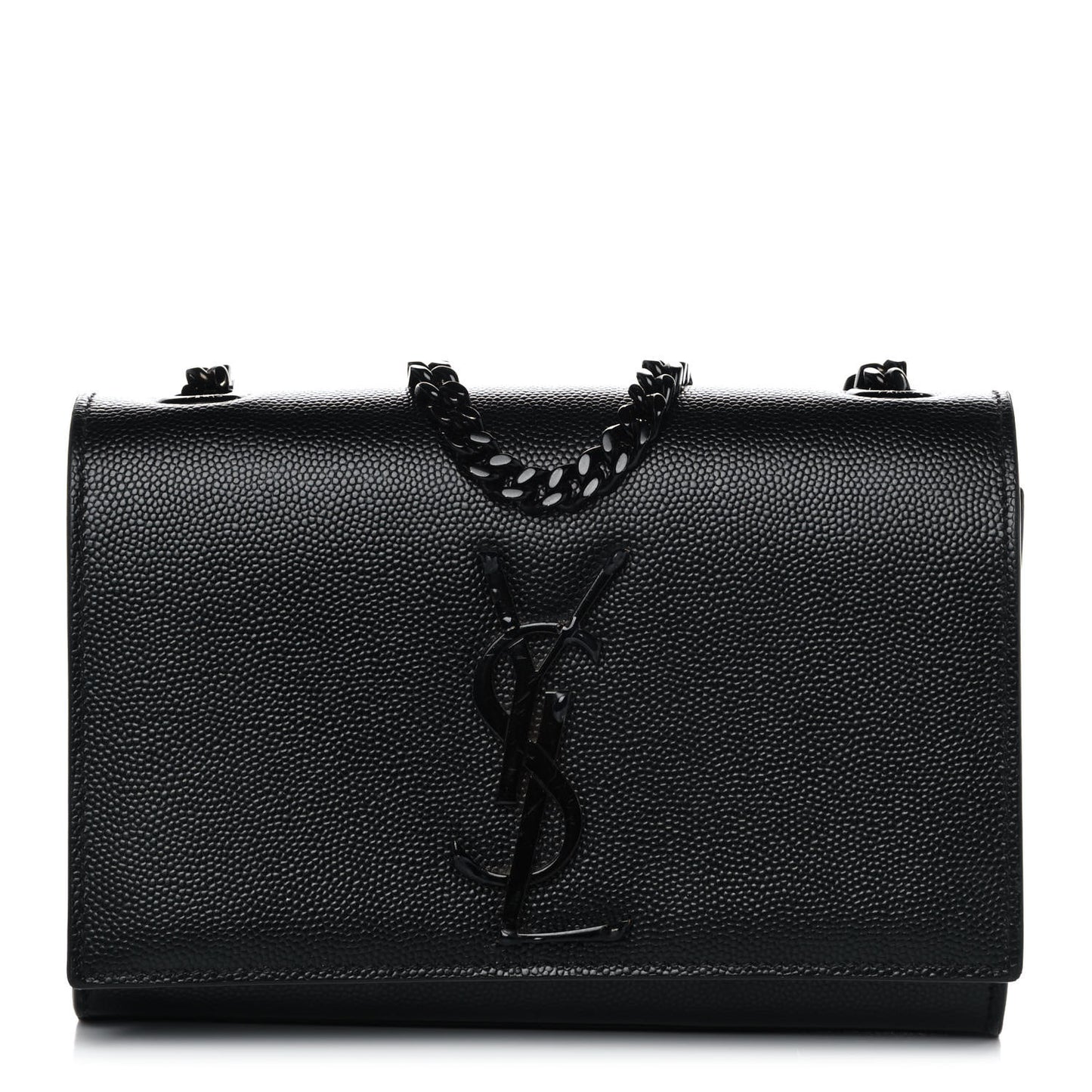 Grain De Poudre Small Monogram Kate Satchel Black
