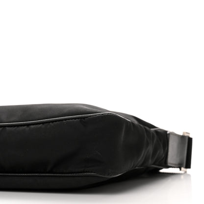 Prada Nylon Flat Messenger Bag Black 9 of 9