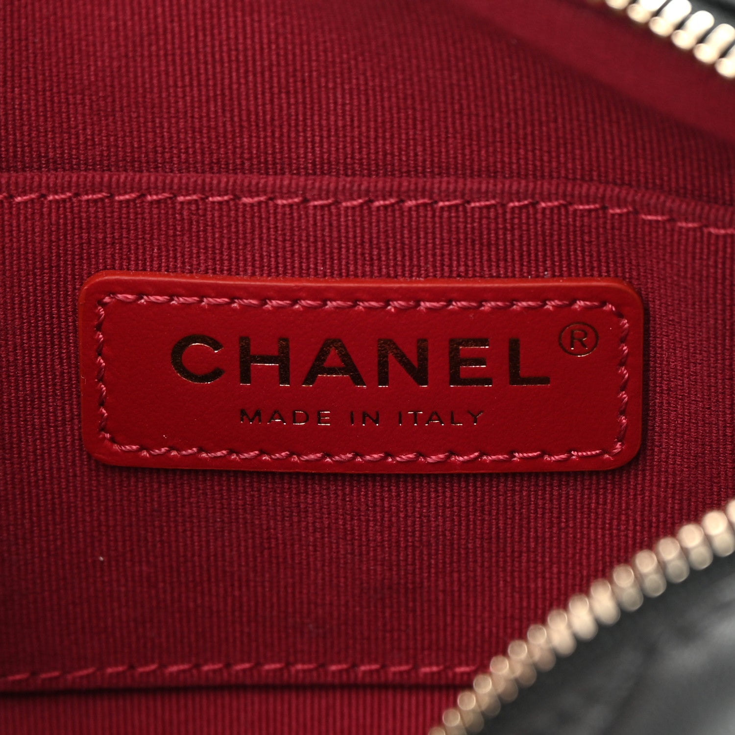 Chanel Lambskin Quilted Chain CC Mini Camera Case Black 9 of 15