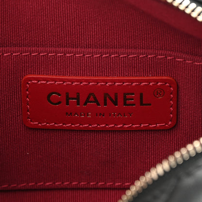 Chanel Lambskin Quilted Chain CC Mini Camera Case Black 9 of 15