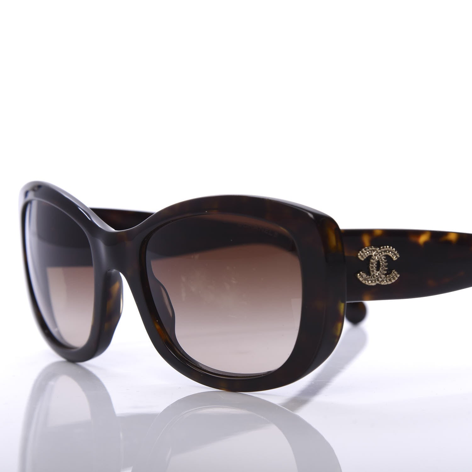 Chanel CC Sunglasses 5239 Tortoise 7 of 8