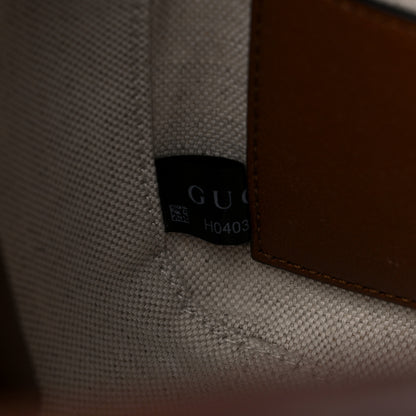 Gucci Sakai Be Green Calfskin Diagonal Stitched Blondie Top Handle Bag Cuir 7 of 10