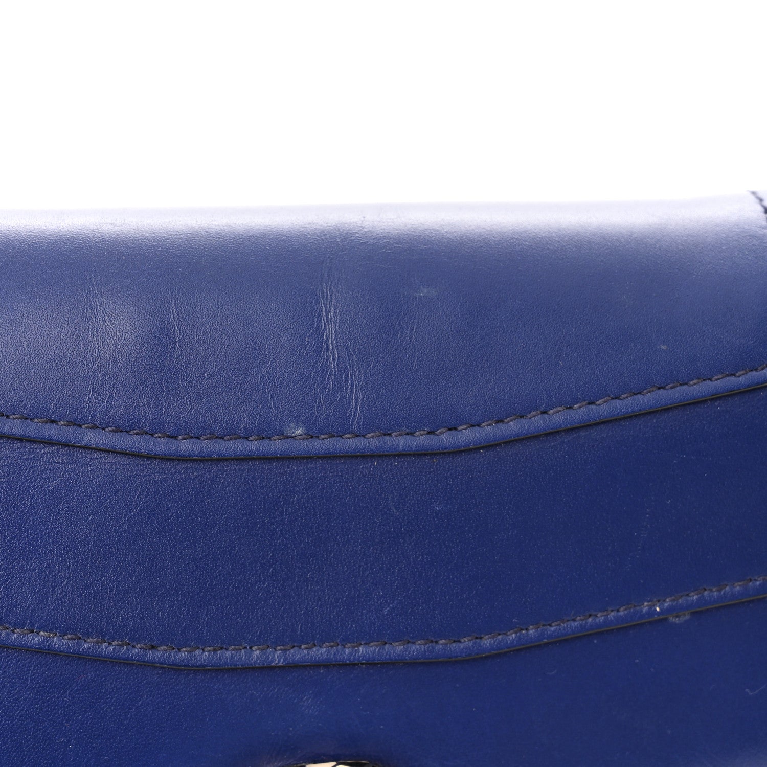 Bulgari Calfskin Serpenti Forever Shoulder Bag Navy 13 of 14