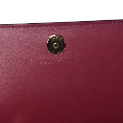 Burberry Grainy Calfskin Henley Wallet On Chain Burgundy 6 of 9