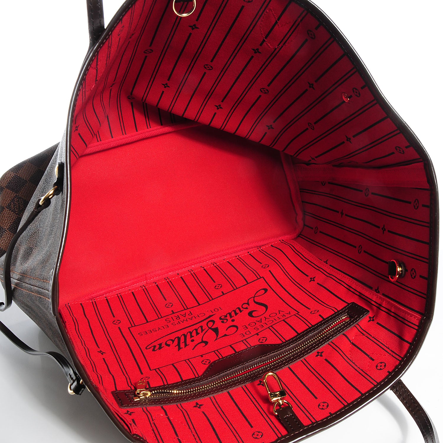 Louis Vuitton Damier Ebene Neverfull MM 5 of 7