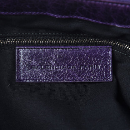 Balenciaga Agneau Giant Brogues Hardware Work Raisin 11 of 14