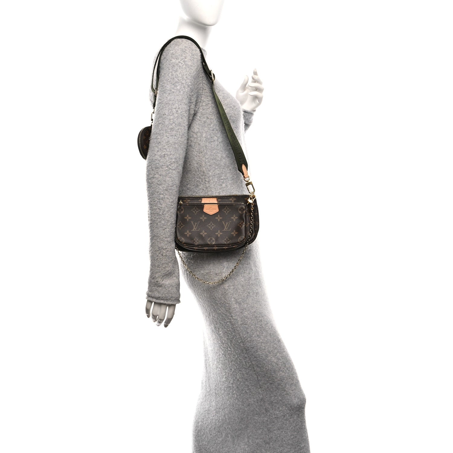 Louis Vuitton Monogram Multi Pochette Accessories Kaki 2 of 12