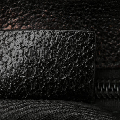 Gucci Monogram Flat Messenger Bag Black 7 of 11