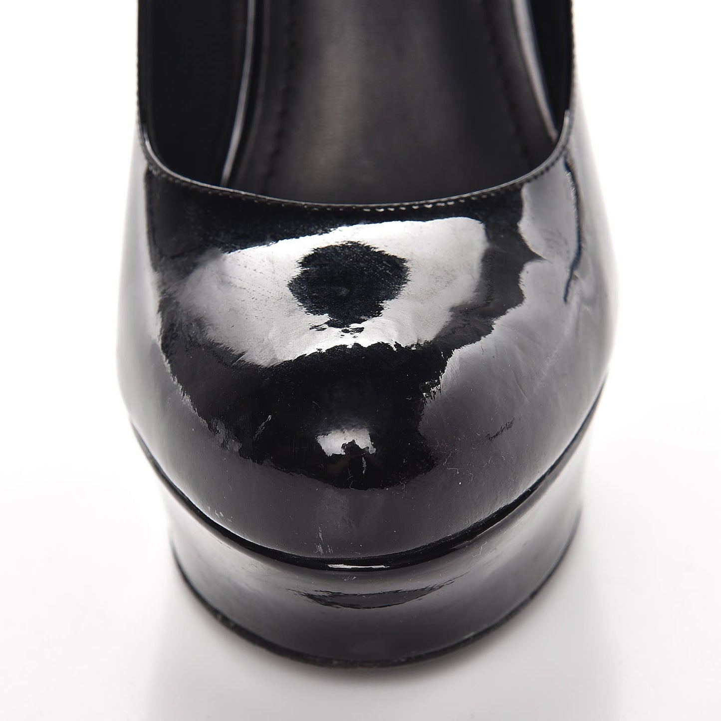 Patent Gisele 80 Platform Pumps 37 Black