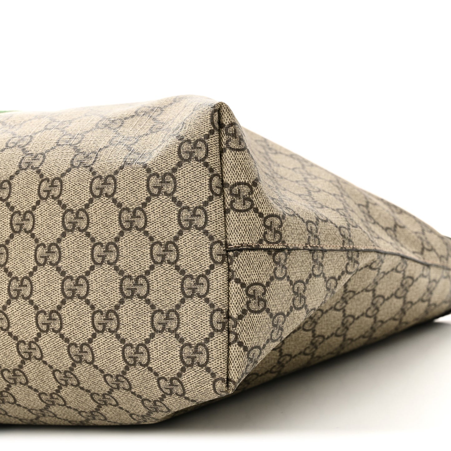 GG Supreme Monogram Medium Ophidia Shopping Tote Brown